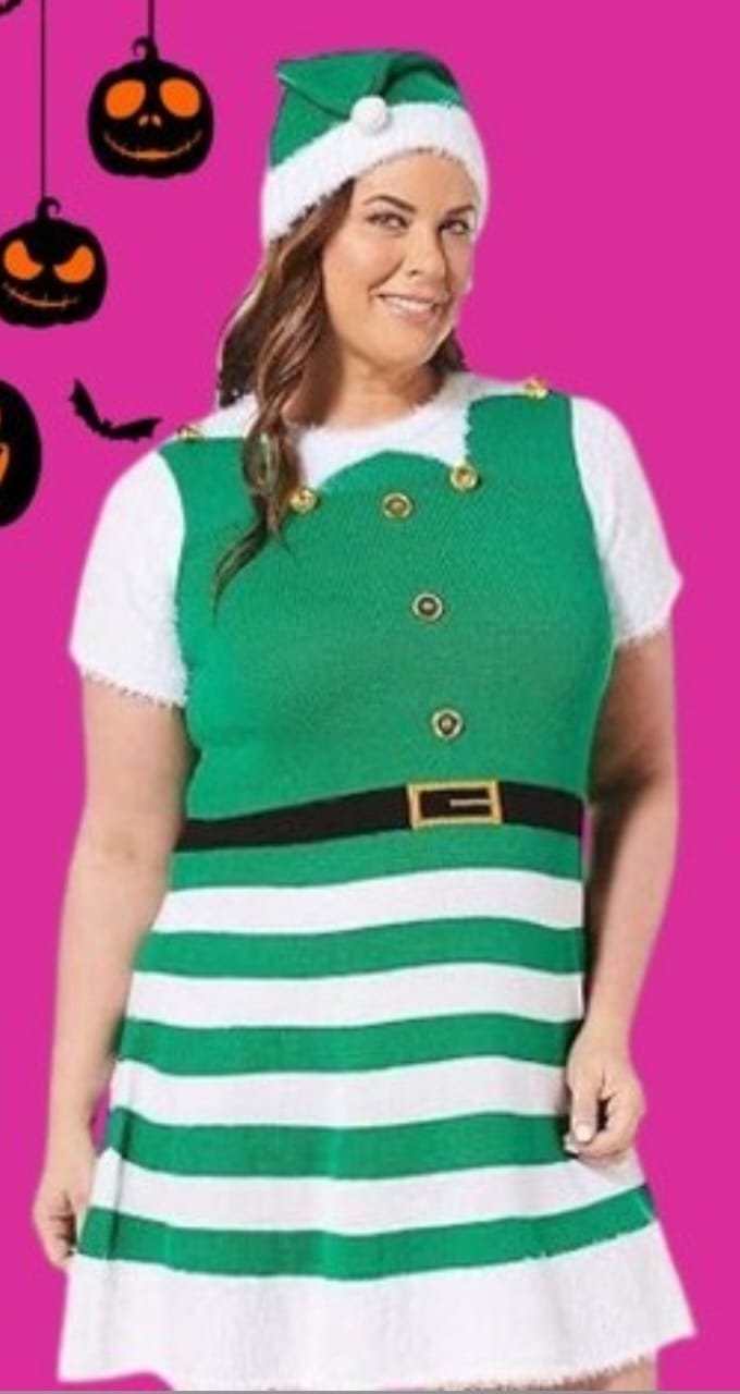 Vestido Elf Glam 🎄✨